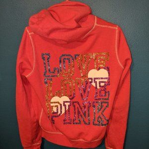 PINK Glitter Hoodie